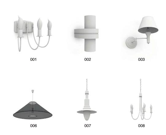(EV模型庫)Archmodels vol. 3 燈具